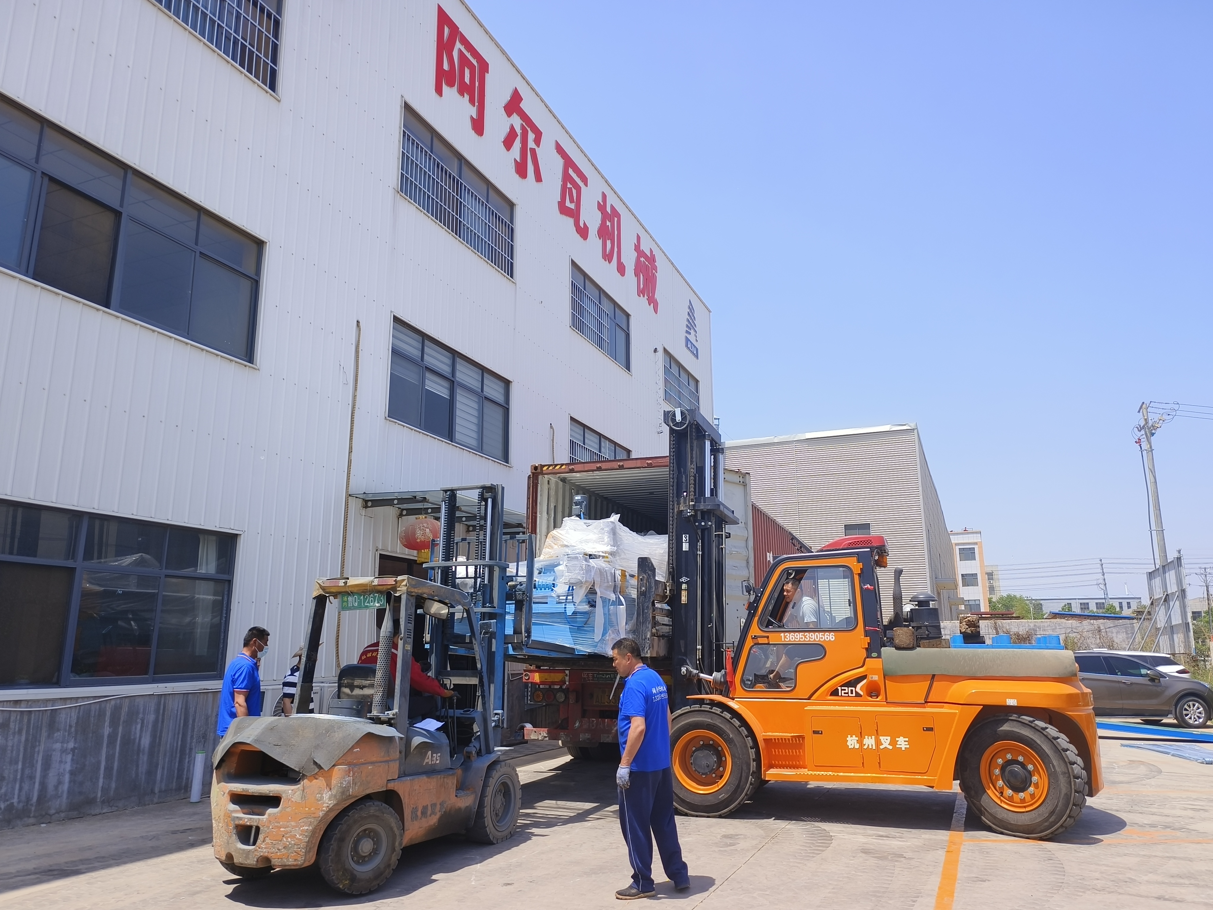 Alva woodworking assembly line shipped to Nigeria