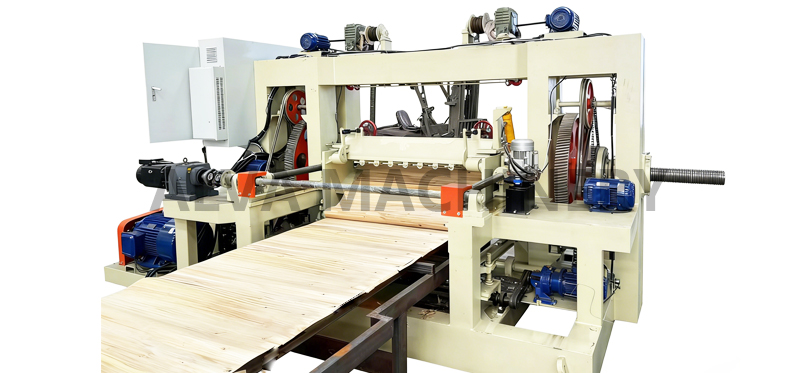 veneer peeling machine