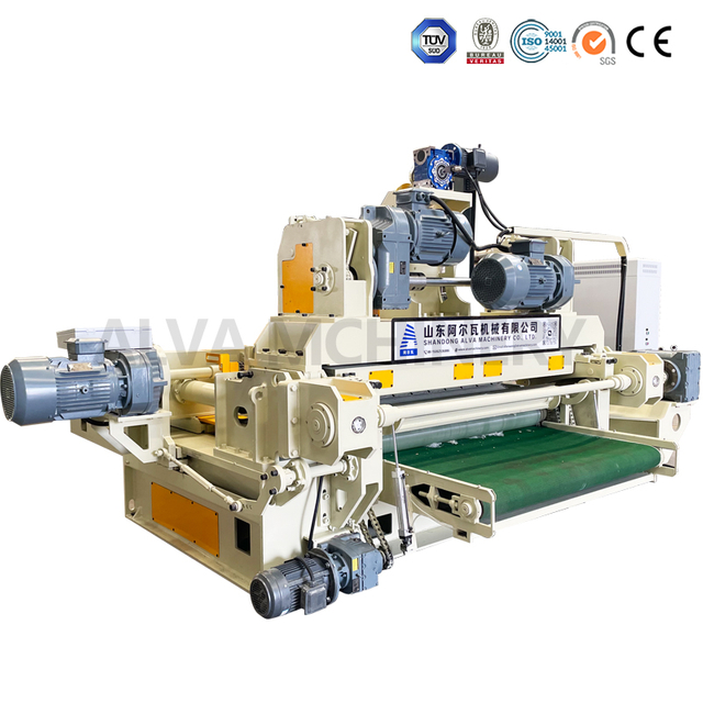 Gear Pressing Veneer Peeling Machine