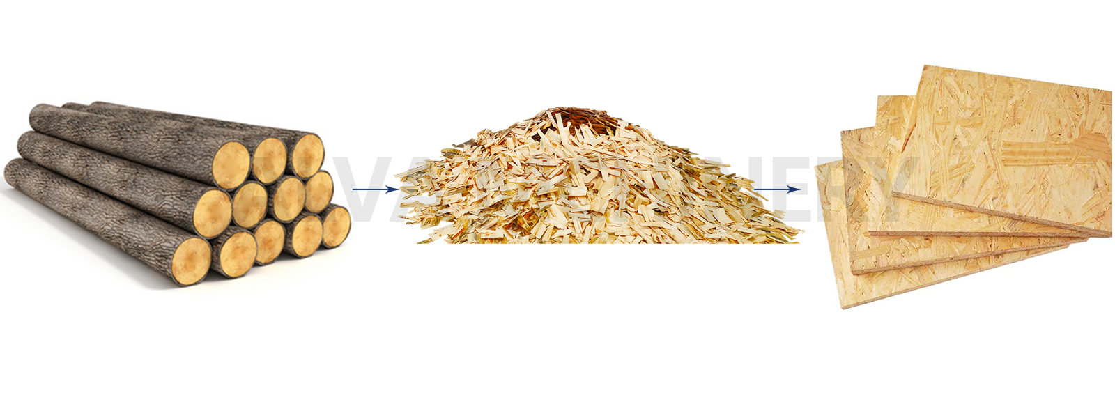 OSB veneer peeling machine