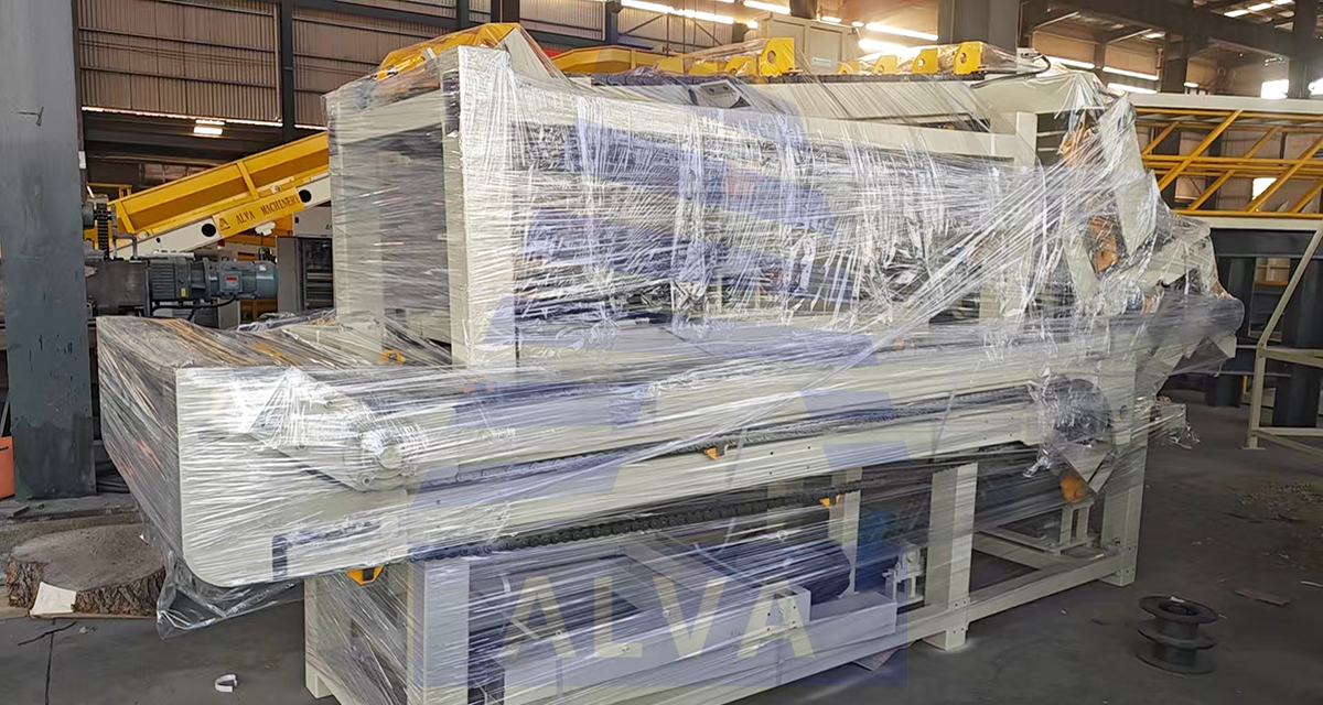 Full Set of Wood Veneer Peeling Production Line Ready for Shipment To Empower Upgrading of Africa’s Wood Processing Industry